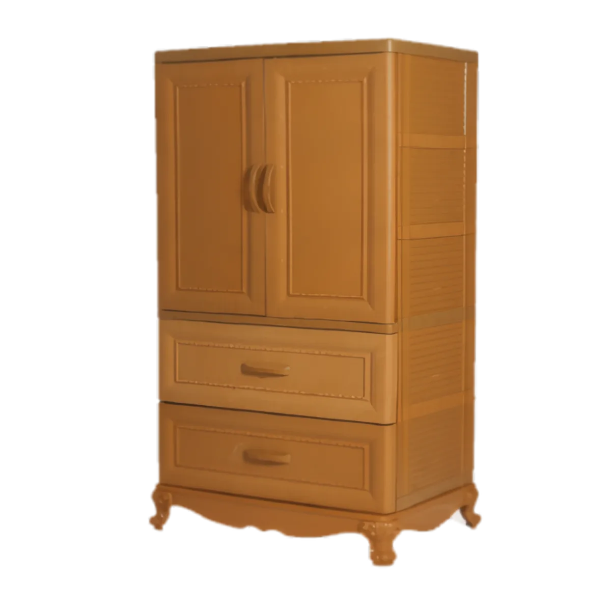 ARMOIRE CLEOPATRA 2 PORTES 2 CASIERS