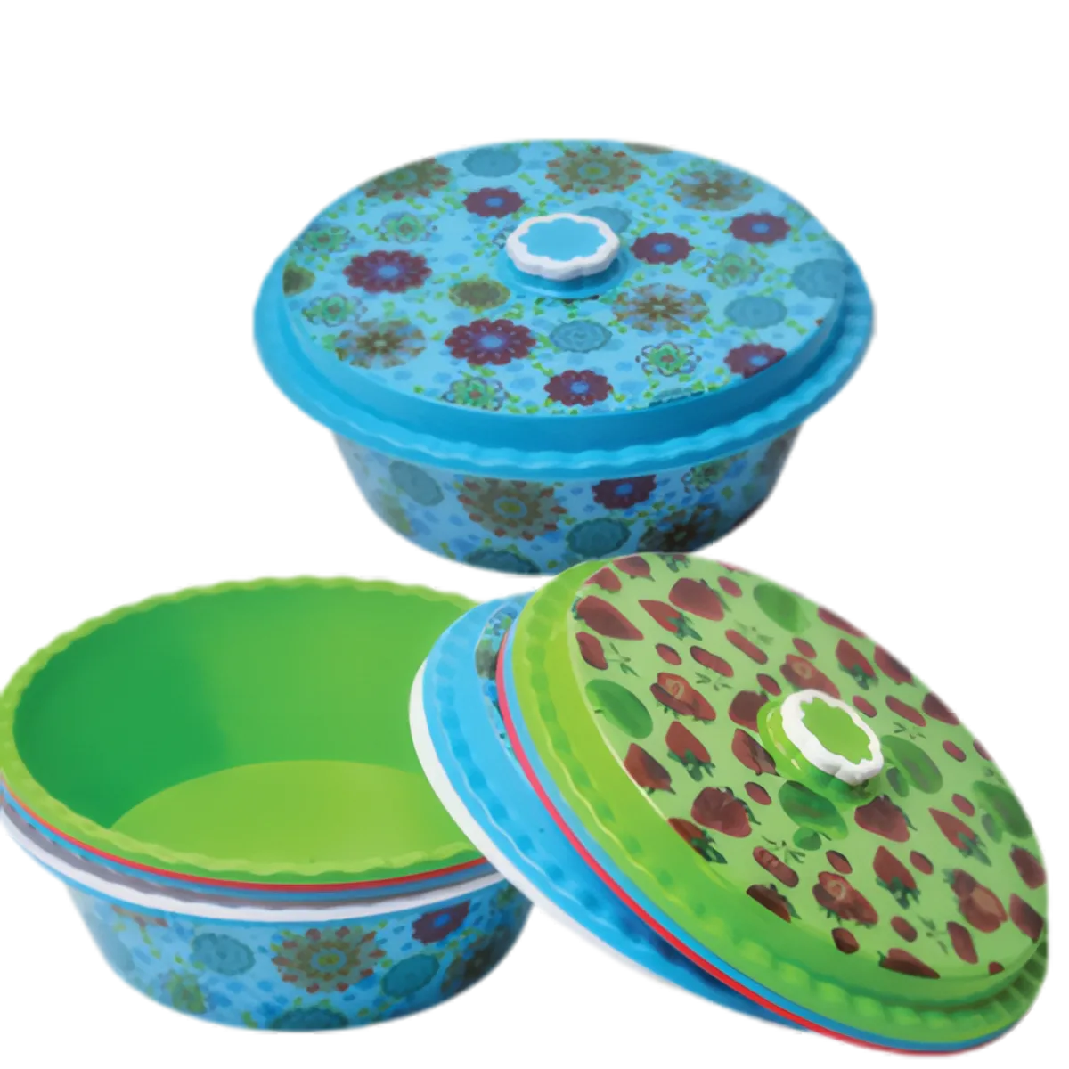 Bassine avec couvercle