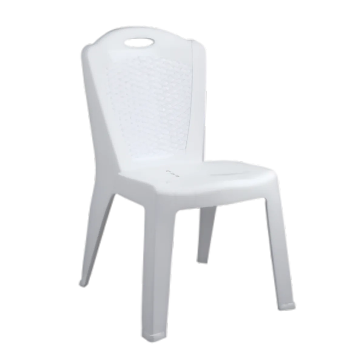 CHAISE ROTIN BLANC