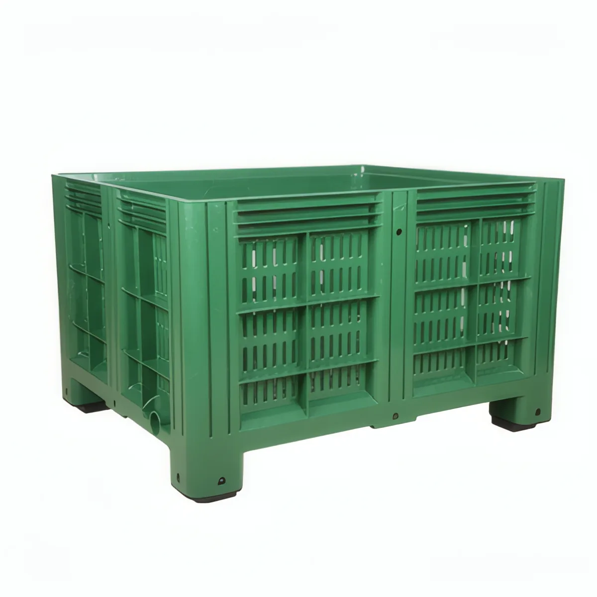 Cageot ajouré vert