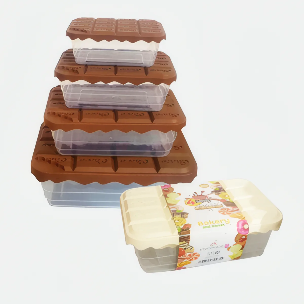 SET 4 BOITE CHOCO